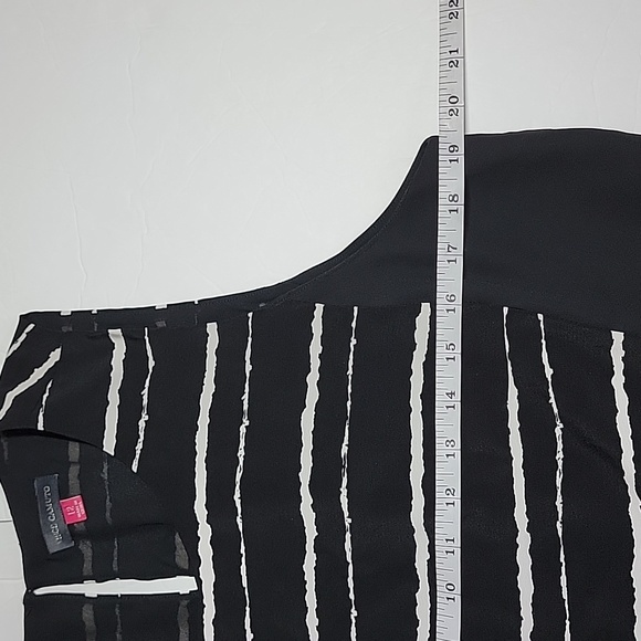 Vince CamutoInkblot Stripe Dress/ SIZE12 - Picture 8 of 14